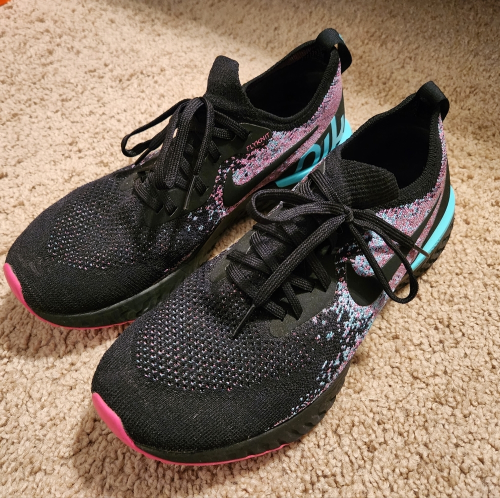 Mens original Nike Epic React Flyknit hyper jade size 9.5